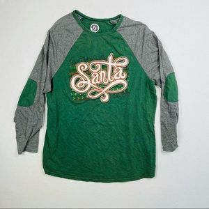 Tees2urdoor Santa Long sleeve Tee